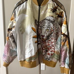 Etro Multicolor Animal Print Jacket
